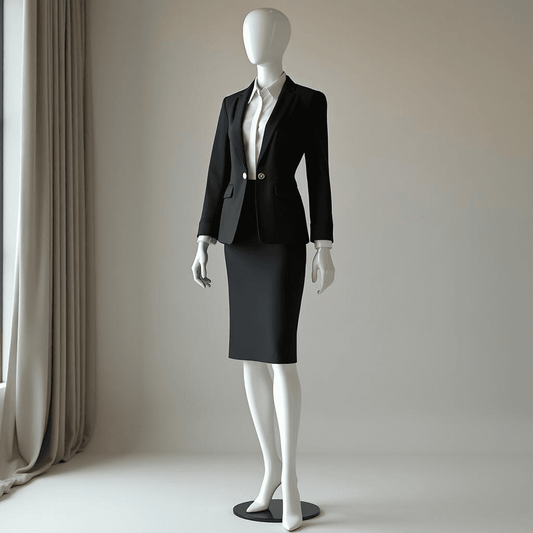 Tailored Women's Black Blazer - Elegant and Professional